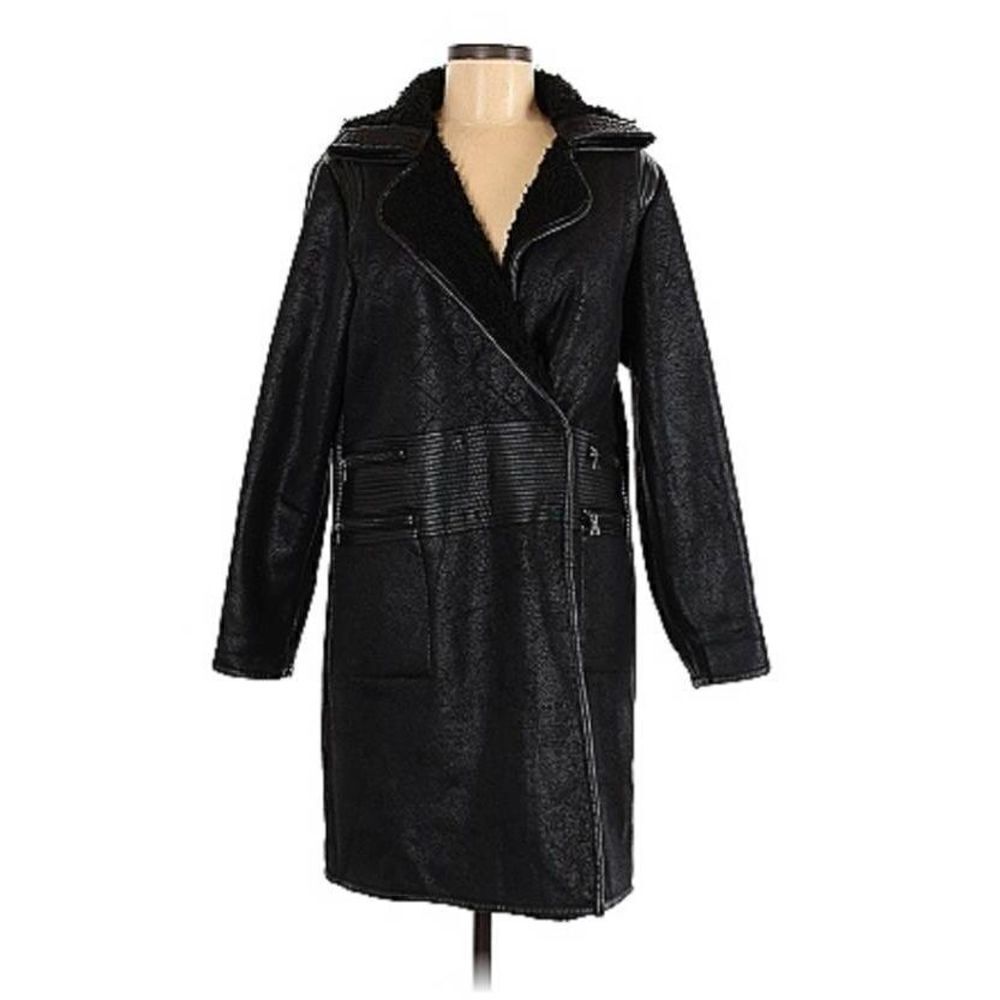 Outdoor Edition by Parkhurst Black Long Coat Size Medium
